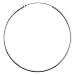 Hoop Earrings, Sterling Silver Large Thin Endless 2 ( 50 mm ) Diameter