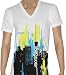 A SKYLIT DRIVE - Horizon - White V-Neck T-shirt