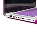 Macbook Pro 13 Case, GMYLE 4 in 1 Deep Purple Frosted Hard Case - Sleeve Bag and Keyboard Cover - Clear Screen Protector - (not fit for 13 Macbook Pro with Retina display)