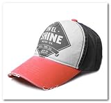 Pink Forest] Baseball Cap Influx of People Male Ms. Han Version Spring Summer Outdoor Hat Monochoria Tau Wai (Dark Blue Body + Orange Eaves)