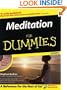 Meditation For Dummies (Book and CD edition)