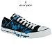 Converse All Star Splatter Canvas Ox Trainer - Black/ Blue