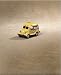 Snowman School Bus Driver in a Yellow School Bus Christmas Ornament