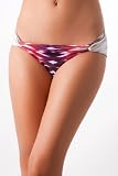 Carmen Marc Valvo Morrocan Ikat Tab Side Hipster Bottom