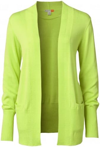 Spanner Golf Ladies Edge To Edge Cardigan Sweaters X-Large Lime