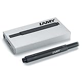 Four packs of Lamy T10 fountain pen ink cartridges, BLACK (x4)