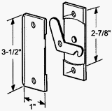 Prime Line Prod. 12138 Sliding Screen Door Latch And Pull