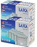 41aC5e17CnL. SL160  8 x LAICA Biflux Water Filters compatible with Brita Maxtra