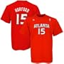adidas Atlanta Hawks #15 Al Horford Red Net Player T-shirt (XX-Large)