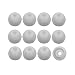 6 Pair, Size Medium, Clear - Earphones Plus Brand Replacement Ear Cushions, Earbuds for Sound Isolat