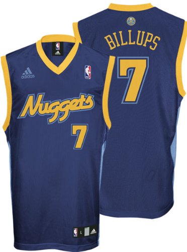 Chauncey Billups Youth Jersey: adidas Navy Replica #7 Denver Nuggets Jersey