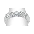 14K White Gold Diamond Band - 1.25 Ct.