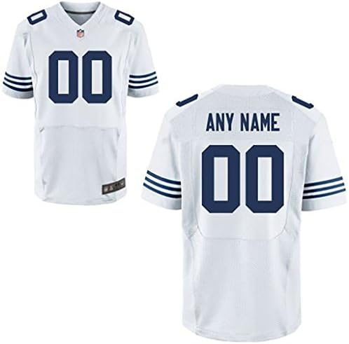 Men Indianapolis Colts Customized Elite-White Pat McAfee Jerseys Men Size 48