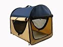 PORTABLE FOLDABLE SMALL DOG OR CAT HOUSE KENNEL CARRIER