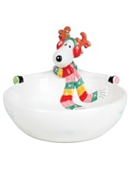From Amazon.com. Click for details:
 Fitz and Floyd Snowflake & Jake Christmas Reindeer Candy Bowl Dish Fitz and Floyd Snowflake & Jake Christmas Reindeer Candy Bowl Dish