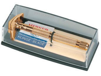 Merkur Moustache/Eyebrow Razor Gold