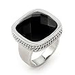 Square Onyx Ring
