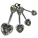 Ganz 'Recipe for Love' Heart Shaped Measuring Spoons (4pcs) - Measuring Spoons