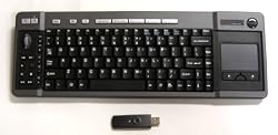 DSI 2.4GHz Wireless Keyboard with Touchpad, Black, RK-728