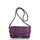 Elliott Lucca Maxfield Boysenberry Leather Handbag