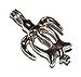 Turtle Bead Cage - Old School Geekery TM Brand Jewelry Making Supplies - Hollow Silver Plated Bead Cage Pendant - Add your own Pearls, Stones, Rock to Cage, or add Perfume and Essential Oils to Create a Scent Diffusing Necklace