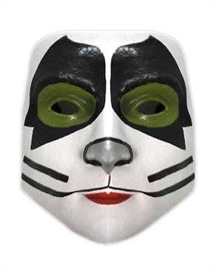 Costumes Galore Inc Men's Kiss Catman Half Mask Multicoloured One Size