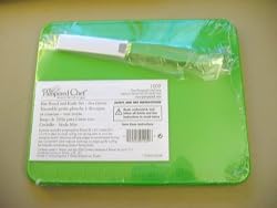 Bar Board and Knife Set - Sea Green
