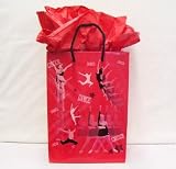 Cheer Gift Bags - Red - 6 Bags Per Package