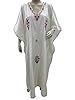 Moroccan Kaftan White Silk Caftan Dress