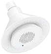 KOHLER K-9245-E-0 2.0-GPM Moxie Showerhead and Wireless Speaker, White