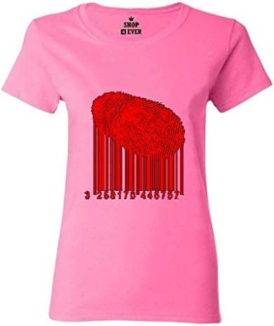 Li Quan Fa Art Barcode Style Compression Wicking Heavyweight Poly Beast Definition Performance Short Sleeve Women T-shirt Size L