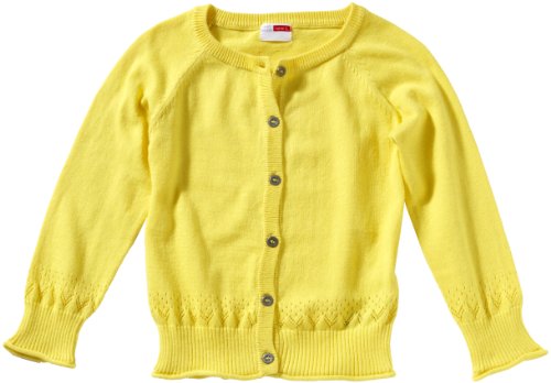 NAME IT M&auml;dchen Strickjacke Regular Fit FUKAJA KIDS LS KNIT CARDIGAN 212, Gr. 134/140, Gel Preisvergleich