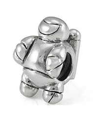 Sterling Silver Astronaut Ohm Bead Charm ahp004