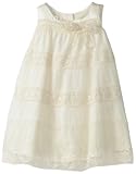 Biscotti Baby-Girls Infant Barefoot Wedding Sleeveless Dress, Ivory, 12 Months