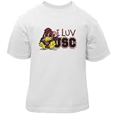 South Carolina Gamecocks White Toddler I Luv USC T-shirt