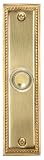 Heath Zenith 887 Wired Lighted Push Button, Polished Brass
