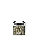 Prepara EVAK Glass Food Storage Container, Compact Black Gloss Handle, Small