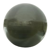 Embark Fitness Ball With Air Pump - Grey (75 cm)