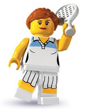 LEGO - Minifigures Series 3 - TENNIS PLAYER