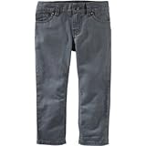 OSHKOSH(オシュコシュ) 5-ポケット ベッドフォードコード グレー ボトムスパンツ 10歳【並行輸入】