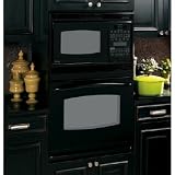 GE Profile 30 Black Built-In Double Microwave/Convection Oven
