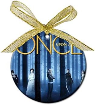 Once Upon a Time Custom Porcelain Christmas Ornament (Round) - ToRocer Round Ornament