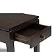 Simpli Home Cosmopolitan SOLID WOOD 18 inch wide Square Contemporary End Side Table in Coffee Brown with Storage, 1 Drawer, for the Living Room and Bedroom