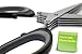 Black Friday Sale! Herb Scissors Best Quality with 5 Blades and Cover - Heavy Duty, Stainless Steel Kitchen Shears for Cutting Herbs