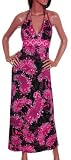 Sexy Pink and Black Jewel Paisley Sundress S M L