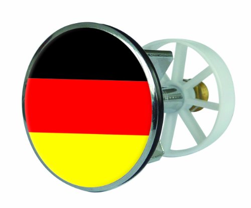 Sanitop-Wingenroth 19552 2 Excenterstopfen Metall, 38 mm, Design Deutschland