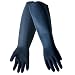 Global Glove 895 Natural Rubber Glove, Work, 44 mil Thick, 23" Length, Large, Black (Case of 144)