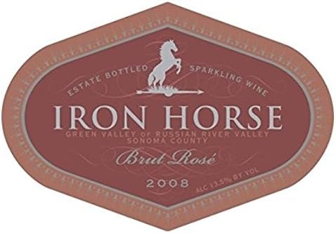 2008 Iron Horse Vineyards Russian River Valley Rose Brut Sparkling Wine 750 mL