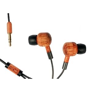 Artwizz WoodPhones In-Ear Ohrh�rer mit Holz-Geh�use f�r Apple iPhone, iPod und MP3