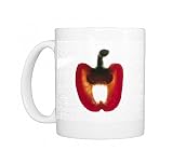 Photo Mugs of Sliced red pepper from Science Photo Library